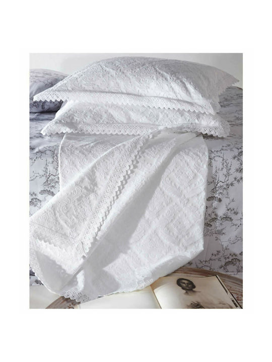 ΚΟΥΒΕΡΤΑ ΔΑΝΤΕΛΑ ΥΠΕΡΔΙΠΛΗ VANITY WHITE KENTIA